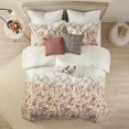 thumbnail image 4 of Madison Park Mariana California King 7 Piece Cotton Printed Comforter Set - Multi, 4 of 9
