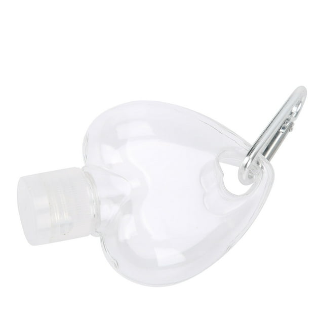 Botella con llavero, botella de viaje vacía para apretar, llavero transparente, contenedores, llavero vacío, botella para apretar, impulsado por el rendimiento
