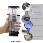 Hang on Back Aquarium Filter – Internal Canister Filter & Nano Protein Skimmer, Surface Skimmer for Saltwater Fish Tanks, Coralife & Betta Pools