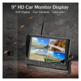 thumbnail image 7 of AHD 9 Inch Wireless Car Monitor 4ch Quad DVR Dash Monitors Display IPS Screen Video Recorder Truck Wifi Backup Vehicle Camera ,Easy to Operate, 7 of 7