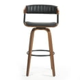 thumbnail image 2 of Glamour Home Arch Upholstered Dining Parsons Chair with Brown Cushion - Set of 2, 2 of 8