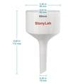 thumbnail image 5 of StonyLab Embudo Buchner de porcelana 60 mm Embudo filtrante Buchner de porcelana DE 6 cm DI 5,4 cm para laboratorio, 5 of 5