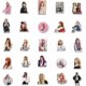 thumbnail image 4 of Black Pink Stickers for Laptop (50 PCS),Gift for Children Teens Adults Girl Boys,Waterproof Stickers for Water Bottle,Singer, 4 of 4