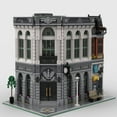 thumbnail image 1 of MOC-75246 Brick Bank Corner Modular Building Blocks Set Street MOC Bricks Toys 3165pcs, 1 of 5