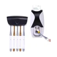 thumbnail image 1 of Dispensador automático de cepillos de dientes, exprimidor de pasta de dientes y soporte para cepillos de dientes, juego para niños, uso familiar en el baño, color negro, 1 of 5