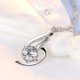 thumbnail image 1 of Collar Plata Con Piedra Lila Y Circonitas, 1 of 1