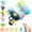 Blue+Dark Blue, variant on Bamboo Dragonfly Catapult Launcher, 2-In-1 Interactive Cat Toy For Aerial & Floor Play With Led Light-Up Discs, For Feline Hunting Instincts & Night Play