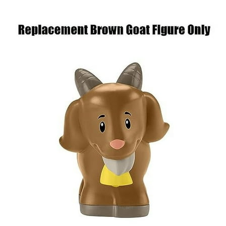 Replacement Part for Fisher-Price Little People Christmas Nativity Playset - HPP89 ~ Replacement Brown Goat Figure