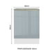 thumbnail image 2 of Gabinete Bajo Cocina Madesa Lux 60cm Con Encimera Gris B, 2 of 5