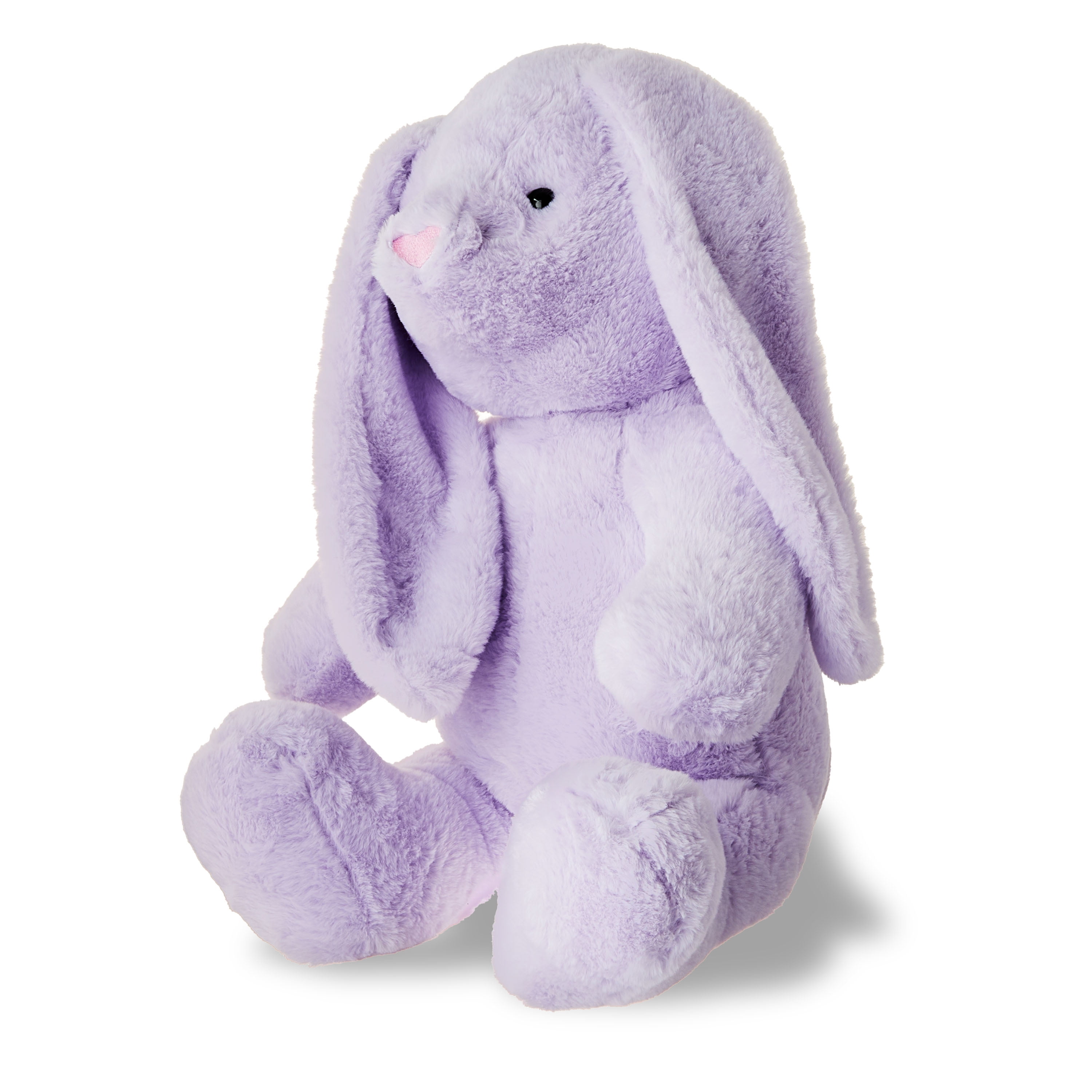 Way To Celebrate Easter Bunny Plush, Purple, 22 in