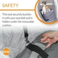 thumbnail image 4 of K&H Pet Products Bucket Booster Pet Seat Gray/Gray Large, 4 of 9