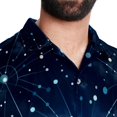 thumbnail image 5 of Cancer Constellation Men's Short Sleeve Beach Button Down Casual Printed Summer Shirts - Unisex, 5 of 6