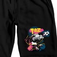 thumbnail image 6 of Looney Tunes Soccer Frenzy Tasmanian Devil Taz on Black Adult lounge shorts-3XL, 6 of 7