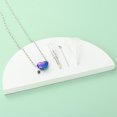 thumbnail image 5 of Personalize Stainless Steel Heart Cremation Urn Pendant Memory Necklace for Cremation Ashes Keepsake Pet Human Memorial Jewelry, 5 of 7