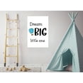 thumbnail image 3 of Awkward Styles Dream Big Little One Quotes Poster Kids Room Decor Dream Big Poster Art Kids Motivational Quotes Balloon Unframed Poster Nursery Room Wall Art Decor Quotes for Children Unframed Art, 3 of 3