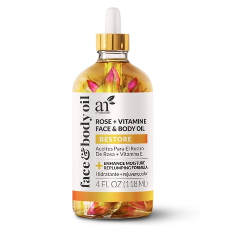 Artnaturals Face & Body Oil Rose + Vitamin E (4 fl oz)
