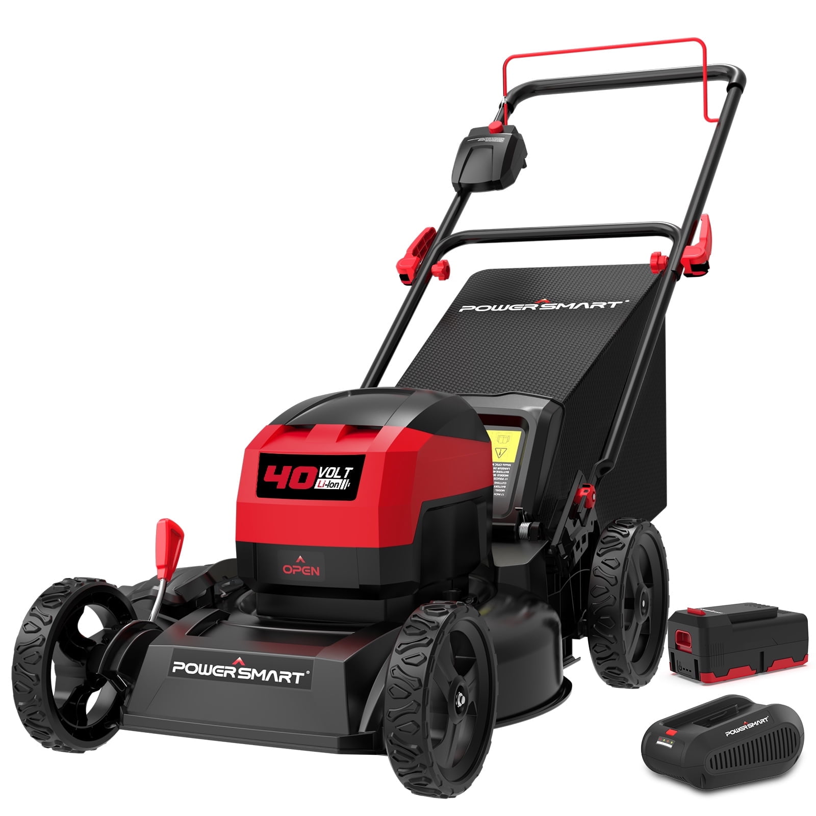 PowerSmart 40V 4.0Ah 17" Cordless Push Lawn Mower, with 3-in-1 Options