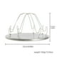 thumbnail image 3 of Estante Redondo Para Pan, Parrilla Para Hornear Multifuncional Lavable, Estante Para Pan De Acero Inoxidable Para Barbacoa Al Aire Libre, Horneado, Asado Al Vapor Noticed HA014929-00, 3 of 7