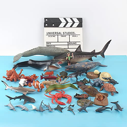 Ostereier Cake 3 pcs Transformation Shark Whale Figuren Ocean Tierfiguren 