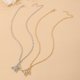 thumbnail image 4 of Collar para Mujer Retro Moda Verano Personalidad Temperamento Hueco Completo Clavícula Cadena para Mujer, 4 of 4