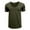 Army Green, variant on Ndbuld Men's T-Shirts Men Henley Shirts Casual Stylish Basic Short Sleeve Fashion T-Shirt Men's Solid Color Beach Gym Pocket Short Sleeve Round-Neck Blouses Shirts Evergreen White XL