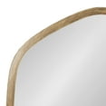thumbnail image 3 of Kate and Laurel McLean Hexagon Framed Wall Mirror , Gold 20x36, 3 of 8
