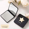 thumbnail image 2 of Mini makeup mirror, portable small mirror for girls, cute folding double-sided mirror, student hand-held makeup mirror, 2 of 6