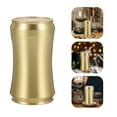 thumbnail image 3 of 1 bote de té sellado, simple, de cobre, portátil, para guardar hojas de té, dorado, 3 of 8