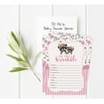 thumbnail image 2 of Inkdotpot 50 PackBaby WordScrambleBaby ShowerGame Cards Raccoon Jungle Animals Party Supplies Fun Baby Shower Game Favors, 2 of 6