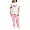 thumbnail image 4 of CafePress - Girl's Weekend Pajamas - Women's Short Sleeve Print T-Shirt and Pants Light Cotton Pajama Set, 4 of 7