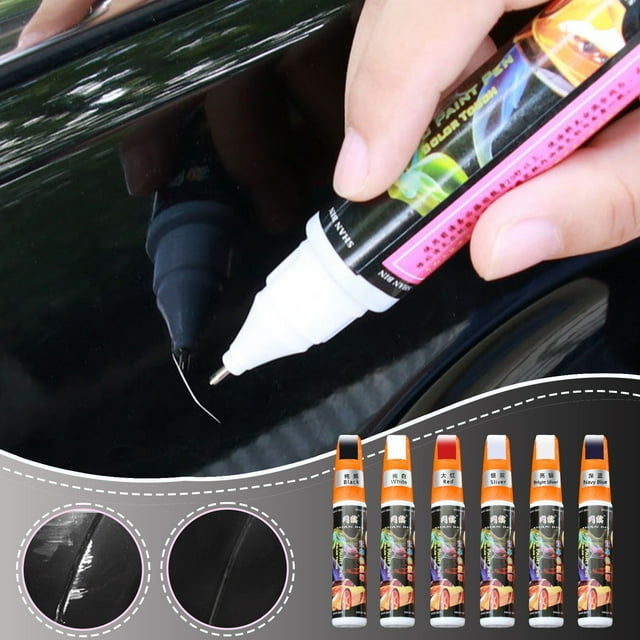 Stylo de Réparation de Peinture Automobile Stylo de Réparation de Rayures de Peinture Automobile Stylo de Réparation de Rayures de Peinture Automobile Fluide de Rayures 12ml, Offres Black&friday 2024, Offres Cyber&Monday 2024, PENDANE, Noir