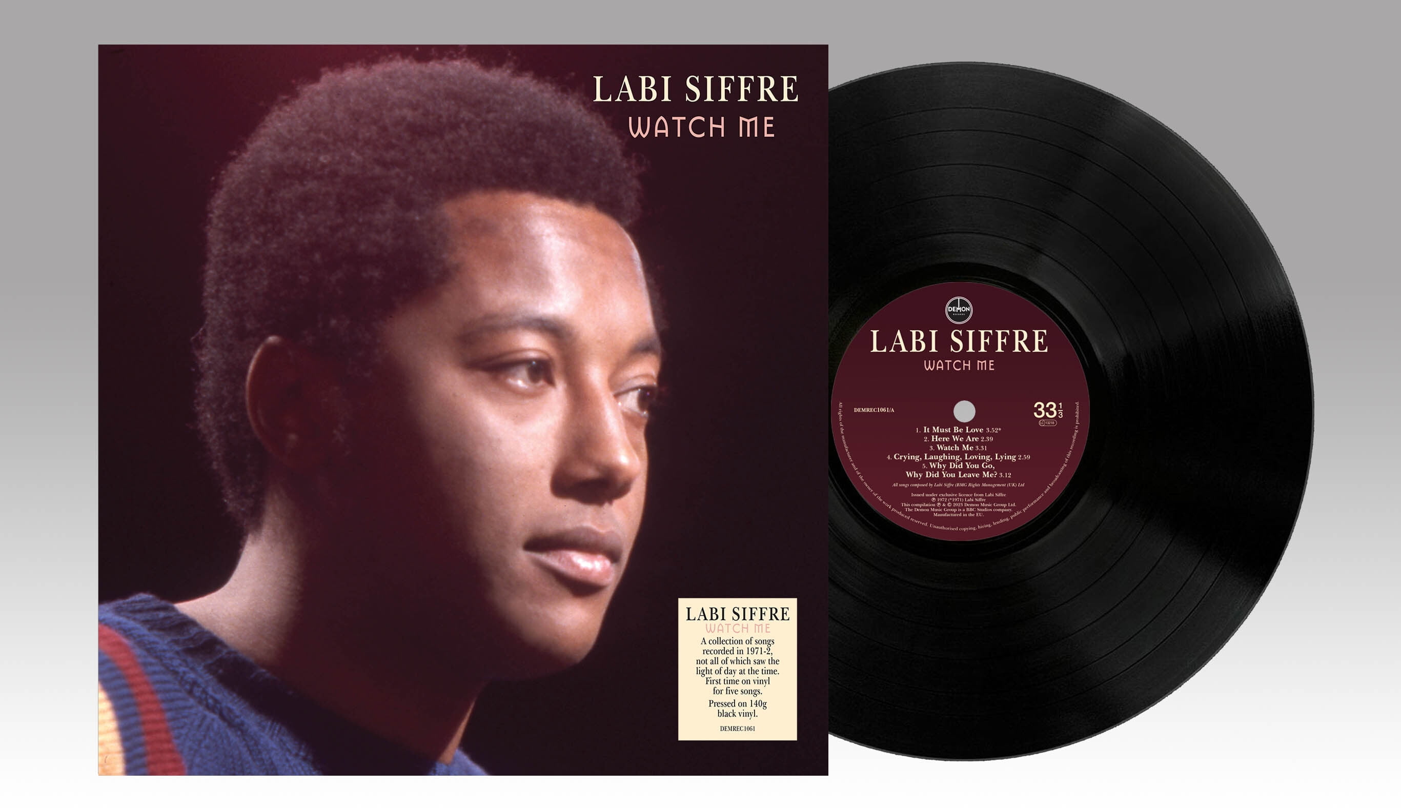Labi Siffre - Watch Me - 140-Gram Black Vinyl - Music