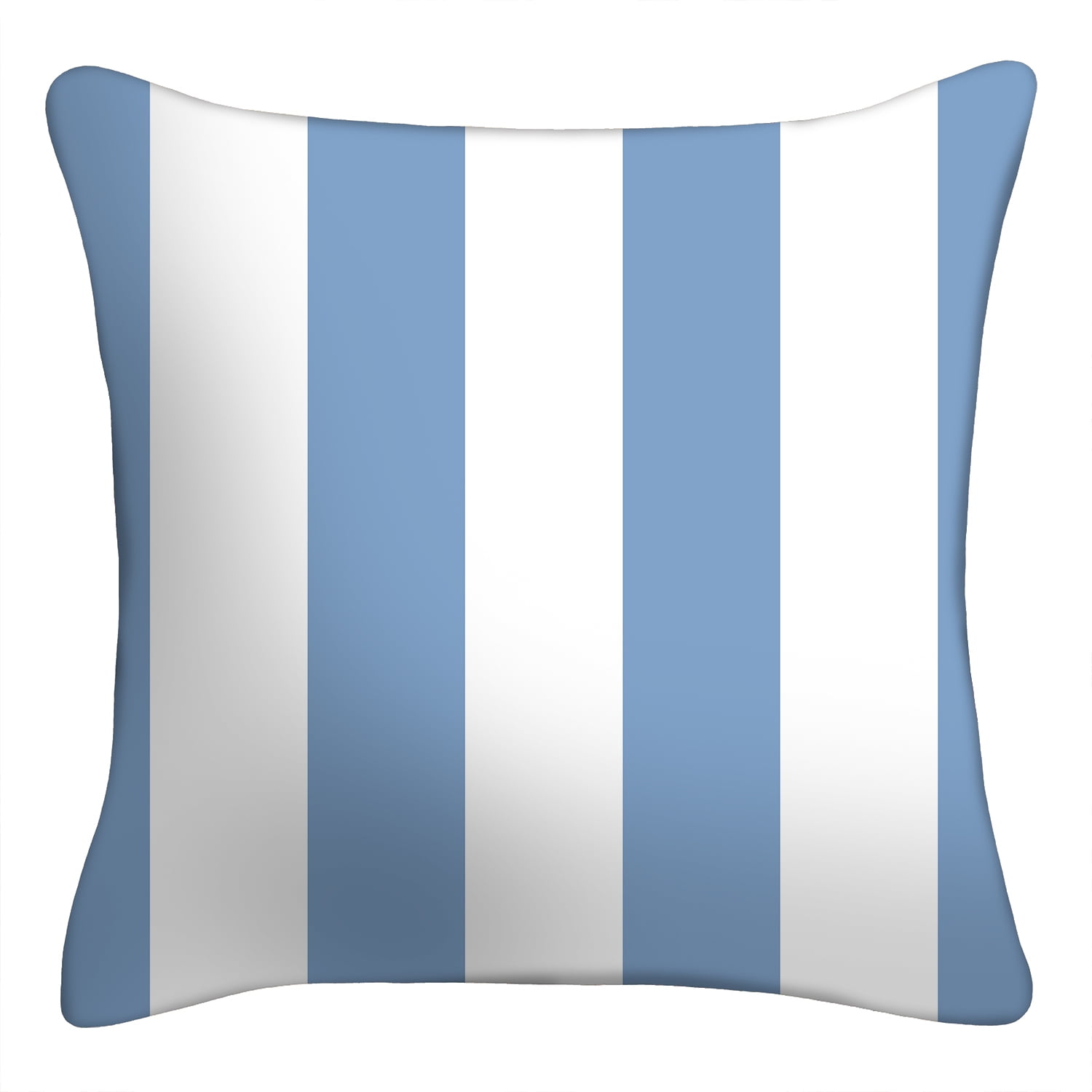 Mainstays 16" x 16" Reversible Decorative Outdoor Throw Pillow, Coastal Home