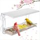 thumbnail image 5 of Comedero para Pájaros con Ventana Comederos para Pájaros Transparentes Montados en Ventana con 4 Ventosas y Bandeja Desmontable Casa para Pájaros Transparente, 5 of 5