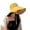 Yellow, variant on Wide Brim Bucket Hat for Women UPF 50 UV Sun Protection Sun Hat Summer Beach Fisherman Cap for Hiking Fishing Camping