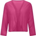 thumbnail image 2 of WOYY Girls Shiny Formal Party Blazer Glitter Dressy Cardigan Suit Jacket, Sizes 4-14, 2 of 6