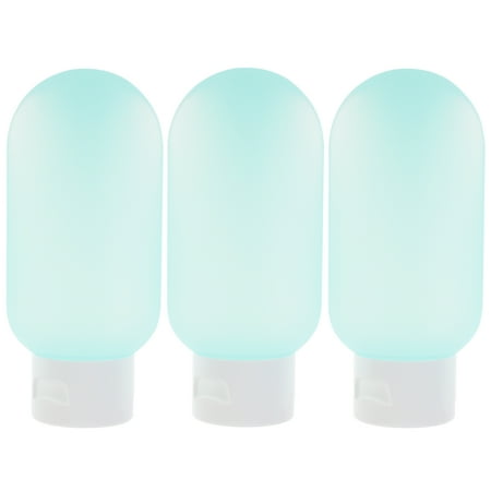 FRCOLOR 3 Pcs Lotion Bottles for Outdoor Travel Size Containers Shampoo and Conditioner Man Green