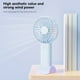 thumbnail image 4 of Ventilador de Mano Usb Recargable Silencioso para Escritorio, Dormitorio, Pequeño, Portátil, para Exteriores, de Alta Potencia Eólica., 4 of 7