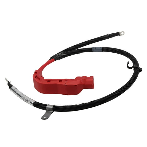 KarParts360 For Chevy Avalanche/Tahoe 2007 2008 Starter Cable | Copper | Black and Red | Ring Lug End 1 | Stranded Conductor | Replacement For 25875320