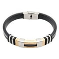 thumbnail image 1 of Guardurnaity De Acero Para Hombres De Moda Punk Artesanía Exquisita Y Brazalete De Estructura Fuerte Brazalete Línea Lisa Ropa, zapatos y accesorios Miscelánea, 1 of 6