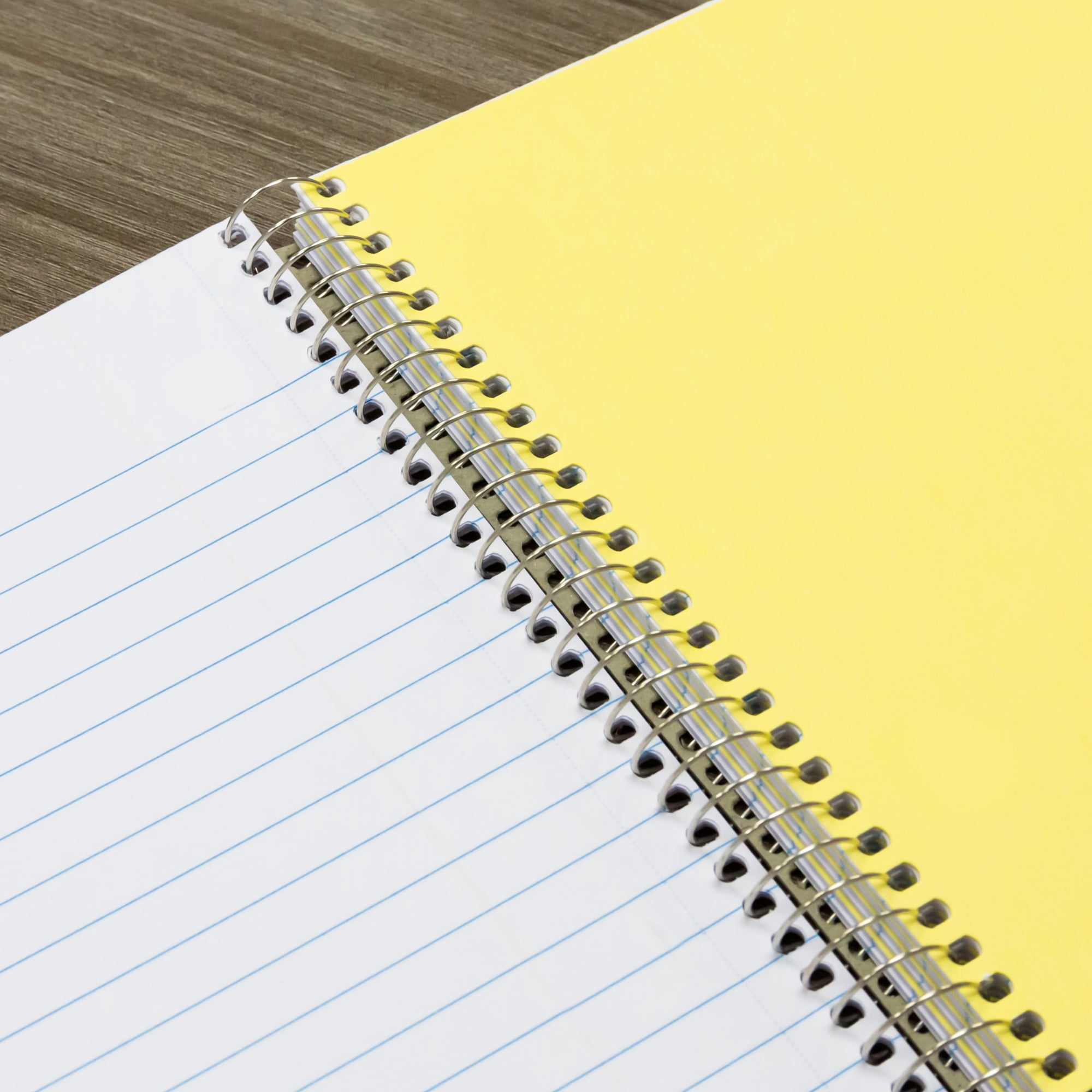 BAZIC College Ruled 3 Subject Spiral Notebooks 120 Sheets 9.5"x5.75", 24-Pack