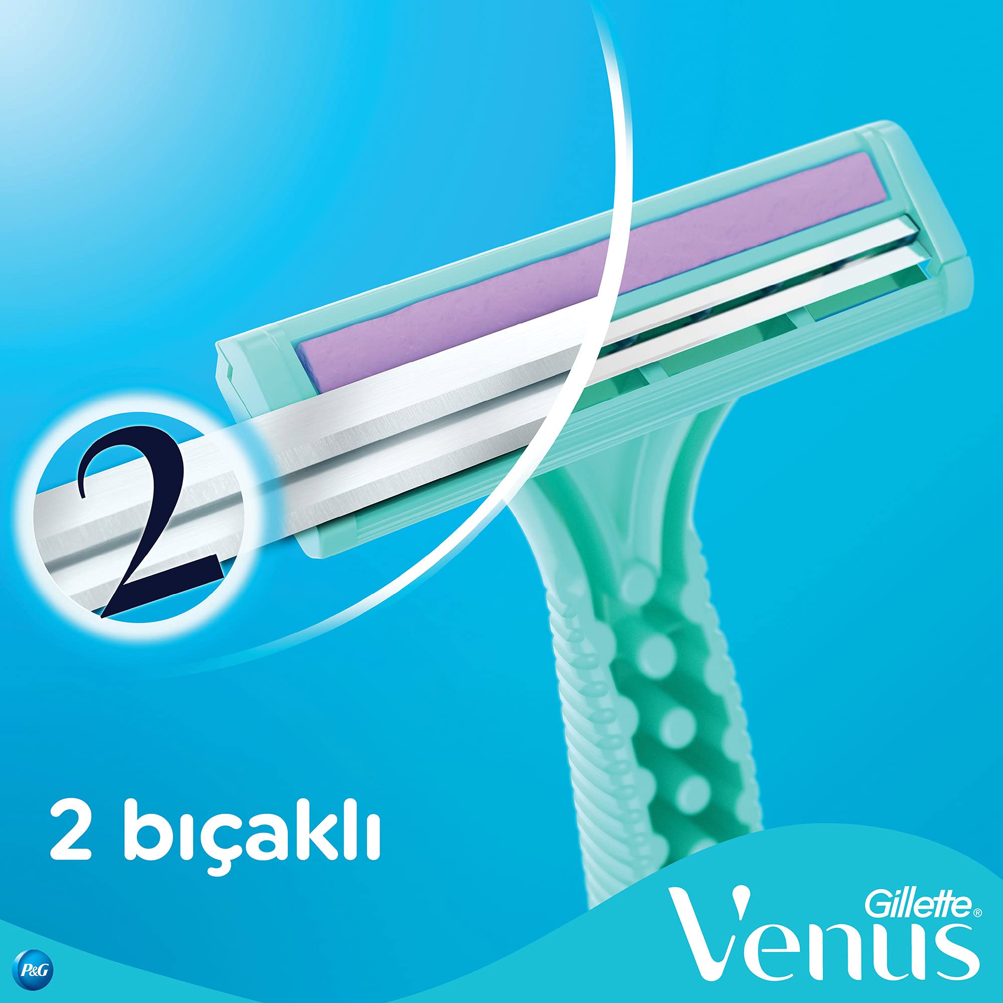 Gillette Simply Venus 2 Blade Disposable Razors With A Touch of Aloe, 4 Count - image 3 of 7