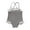 Grey, variant on Girls Swimsuits Solid Girls Swimsuit One Piece Cute Bikini for Teen Girls 4-5 Years Girls Fashion