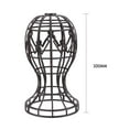 thumbnail image 2 of Yucurem Wig Stands Hat Cap Holder Plastic Storage Rack Wigs Support Tool (Black), 2 of 10