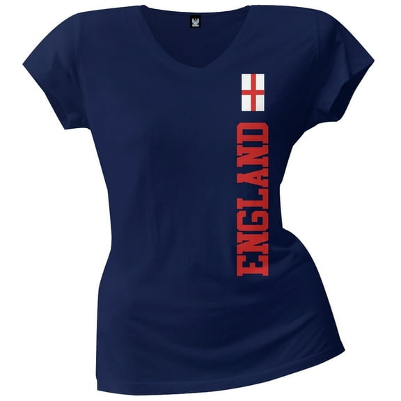 World Cup England Juniors V-Neck T-Shirt - X-Large