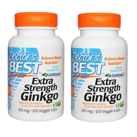 Doctor's Best - Extra Strength Ginkgo, 120 mg, 120 Veggie Caps, 2