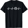 thumbnail image 1 of Soccer Heartbeat Ball - Camiseta divertida para el jugador del fútbol, 1 of 2