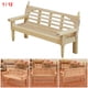 thumbnail image 2 of Banco de jardín moderno 1:12 para exteriores, casa de , accesorio de de de patio de juguete para niños, decoración de, 2 of 9
