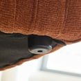 thumbnail image 6 of Kevinplus 4-Seat  Modern Design Curved Shaped Sofa Couch for Living Room, Apartment,Orange, No Need to Assembly, 6 of 12
