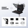 thumbnail image 4 of Neewer X11 11" Teleprompter, Screen Mirroring, Portable for Camera/Phone/Webcam, 4 of 9